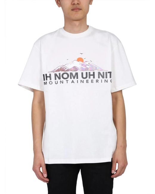 Ih Nom Uh Nit White Crew Neck T Shirt for men
