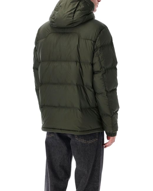 Polo Ralph Lauren Green Gorham Down Jacket With Detachable Hood Recycled Polyester Padding for men