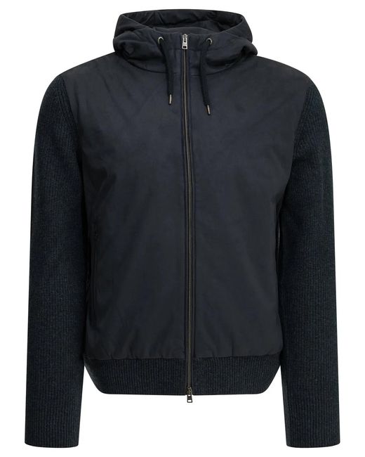 Herno Blue "Resort" Lightweight Jacket for men