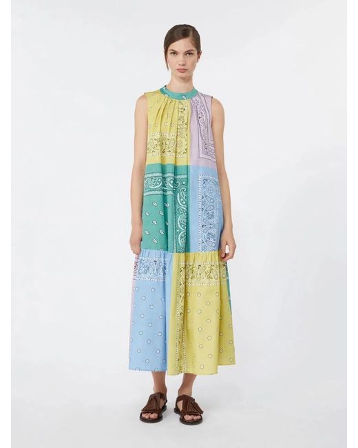 Weekend by Maxmara Blue Wkdregno Dress Multicolour