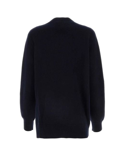Loewe Blue Midnight Cashmere Cardigan