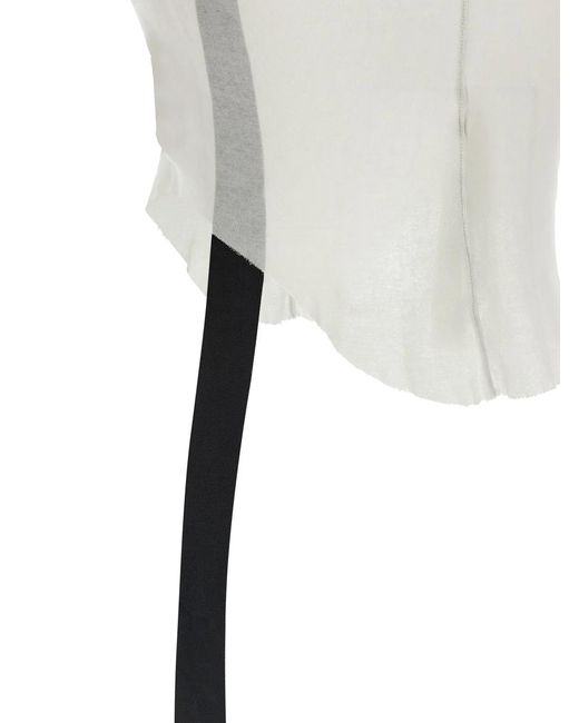 Rick Owens White 'Basic' Tank Top