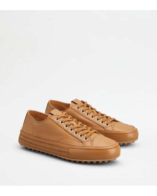 Tod's Brown Cassetta Pelle for men