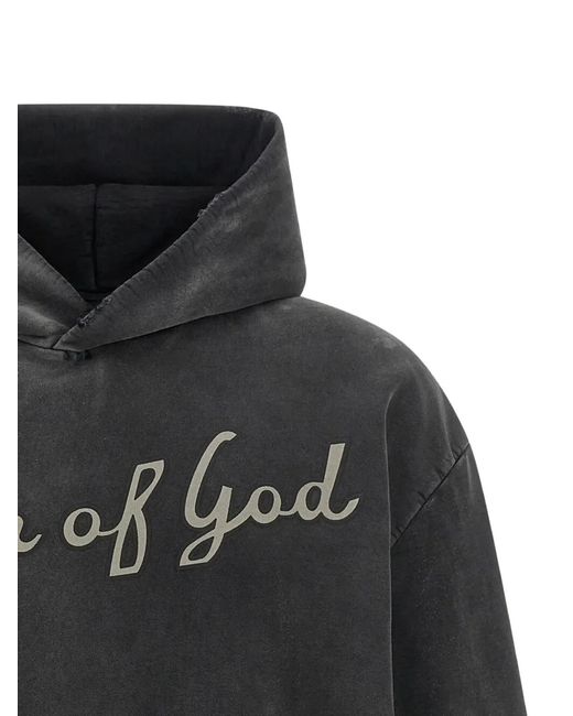 Fear Of God Black "26" Classic Fit Half Raglan Hoodie
