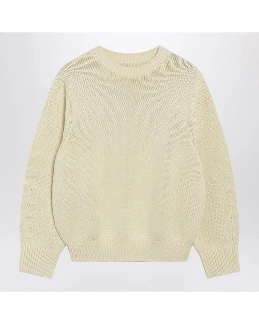 Totême Natural Oversized Crewneck Sweater