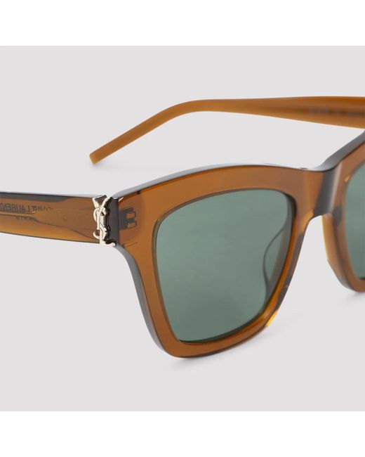 Saint Laurent Brown Ysl Sl M156 Sunglasses