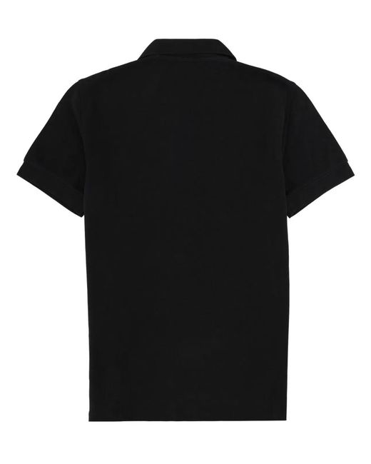 Tom Ford Black Lyocell And Cotton Polo Shirt for men