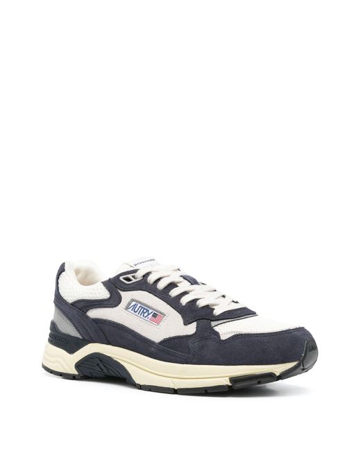 Autry White Hyperway Low Suebic/Mesh Spblu for men