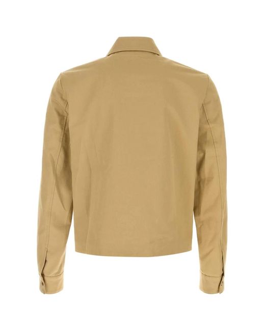 Amiri Natural Script Collar Shirt Jacket for men