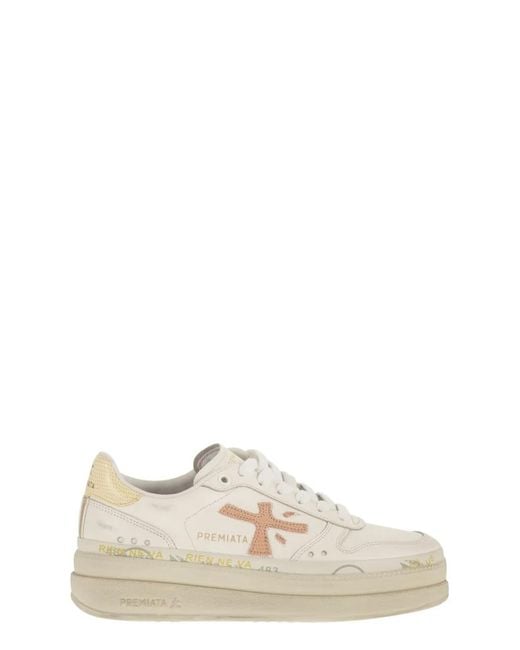 Premiata White Micol Sneaker