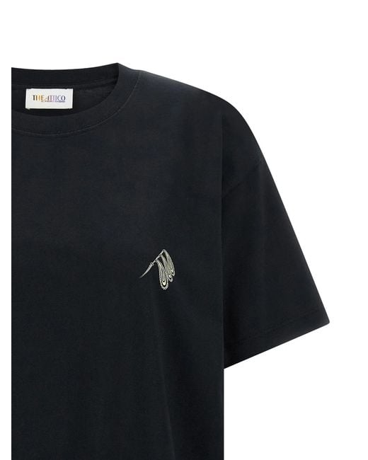 The Attico Black 'Il Primo Bagno' T-Shirt