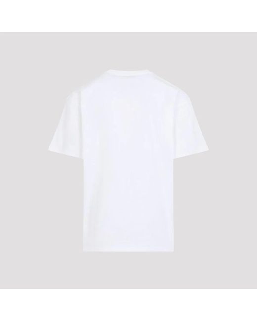 Carhartt White American Script Cotton T-Shirt for men