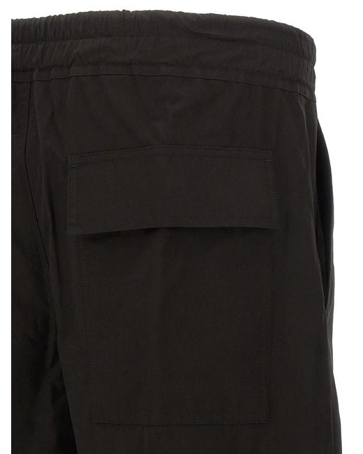 Rick Owens Black 'Dietrich Drawstring' Pants for men