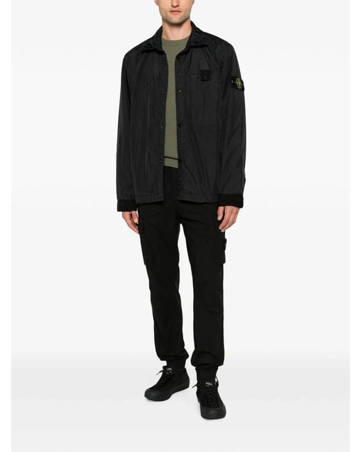 Stone Island Black Q100022 Crinkle Reps Ny for men