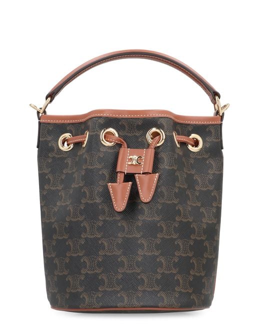Céline Black Clara Bucket Bag