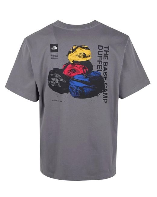 The North Face Gray Bcd Celebration" Relaxed Short Sleeve Tee