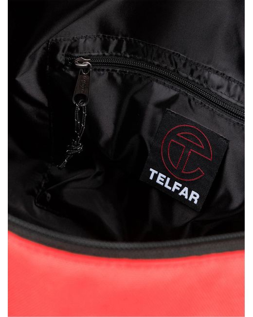 Eastpak Red X Telfar Large Duffel Logo Patch Duffle Bag for men