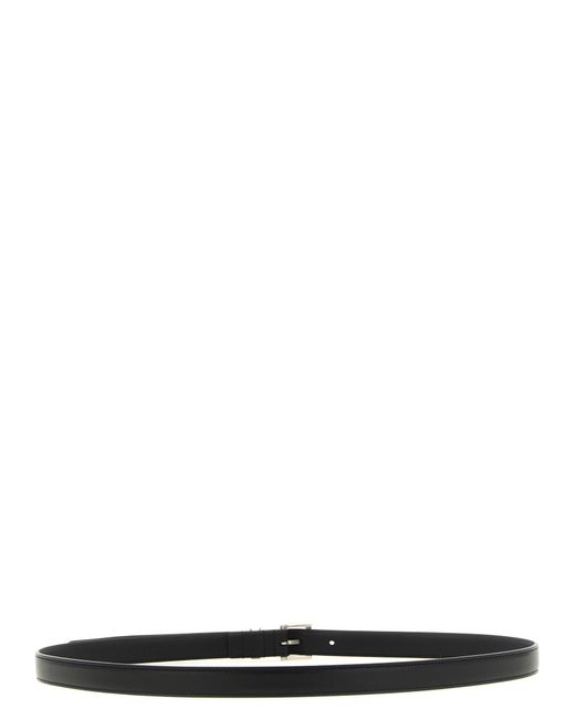 Saint Laurent Black 'Cassandre' Belt for men