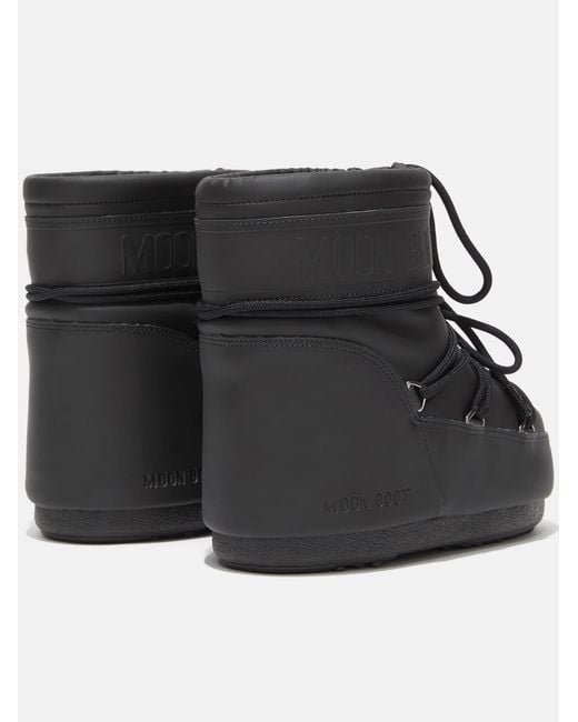 Moon Boot Black Mb Icon Low Rubber