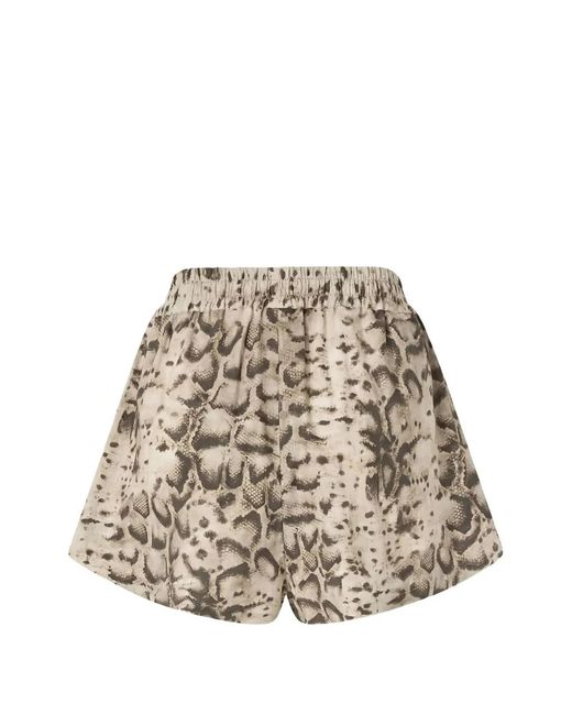 Pinko Black Cotton Shorts