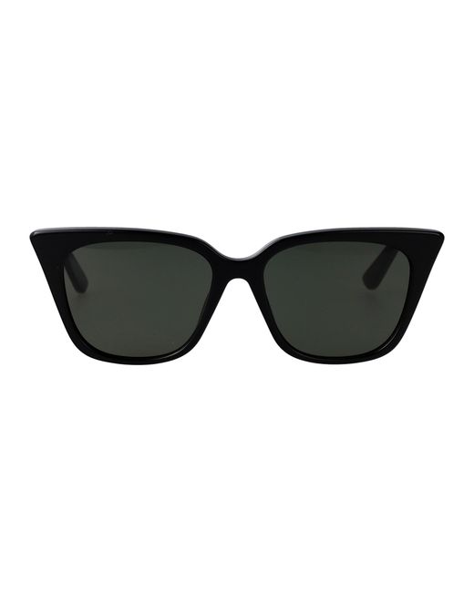 McQueen Black Acetate Sunglasses