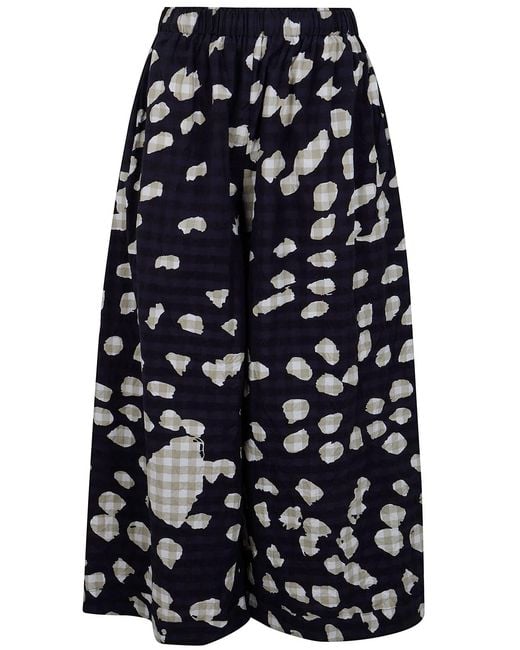 Daniela Gregis Blue "Pijiama Plus" Wide Leg Trousers