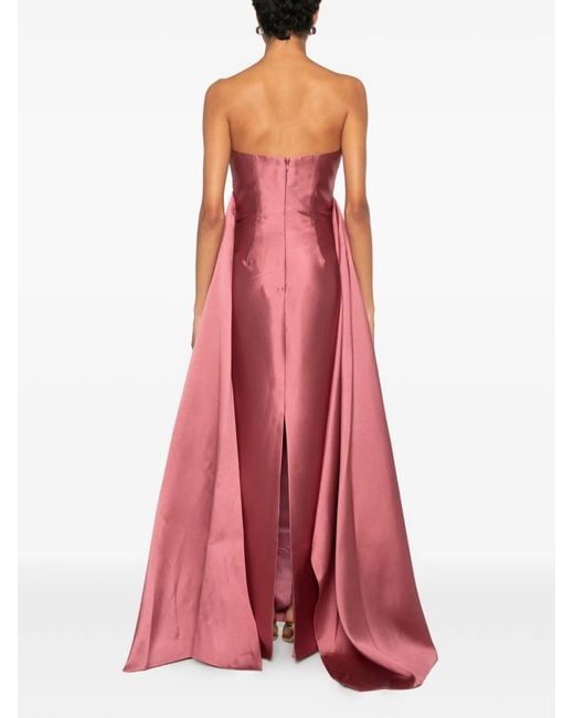 Solace London Pink Elara Maxi Dress