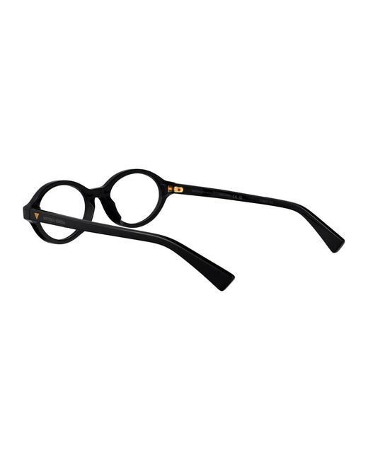 Bottega Veneta Black Transparent Acetate Glasses