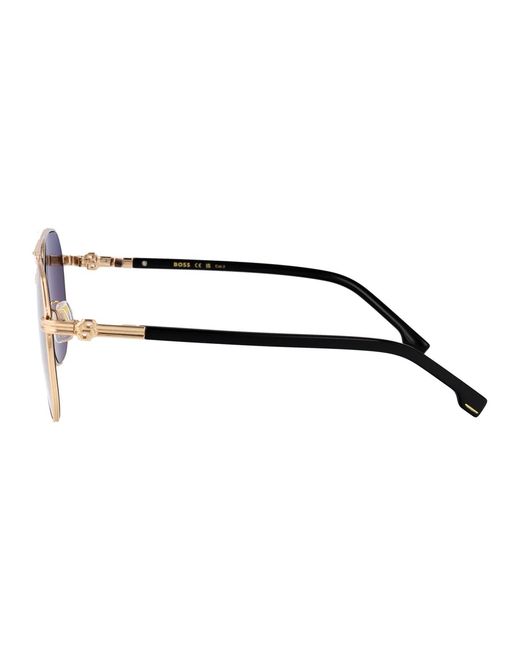 Boss Black_ Stainless Steel Sunglasses