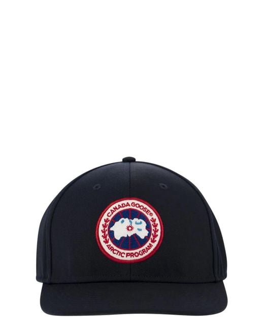 Canada Goose Blue Hats for men