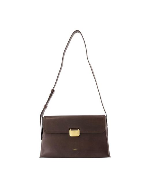 A.P.C. Brown Simone Shoulder Bag