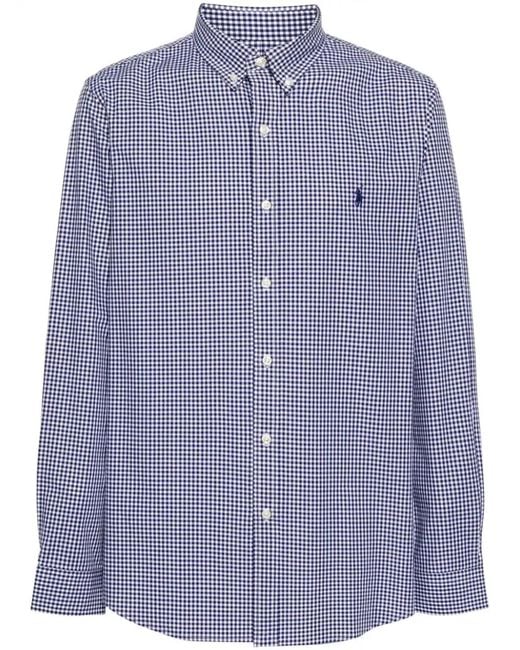Polo Ralph Lauren Blue Slim Fit Sport Shirt for men
