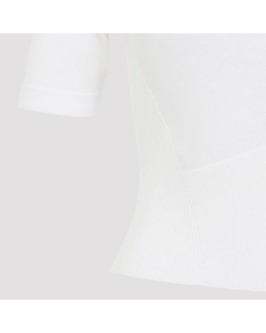 Givenchy White Ivory Knit Polo