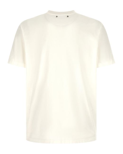 Golden Goose Deluxe Brand Natural 'Journey' T-Shirt for men