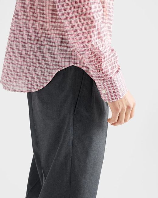 Prada Gray Pantalone for men