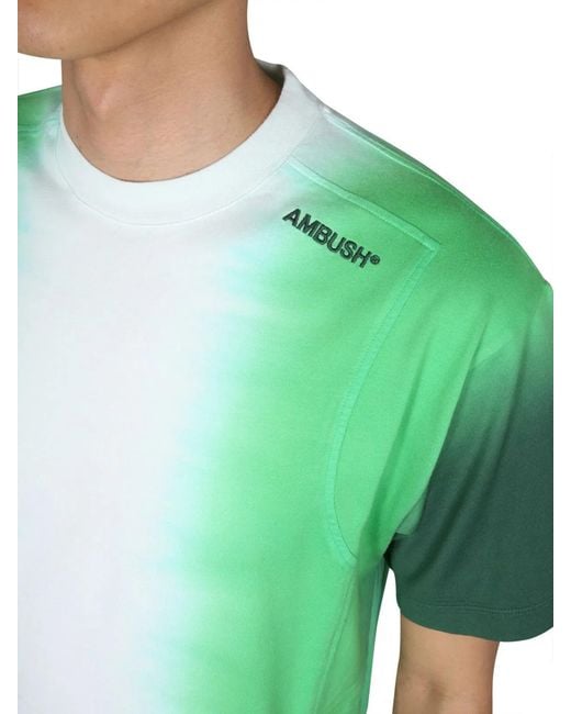 Ambush Green Round Neck T-Shirt for men