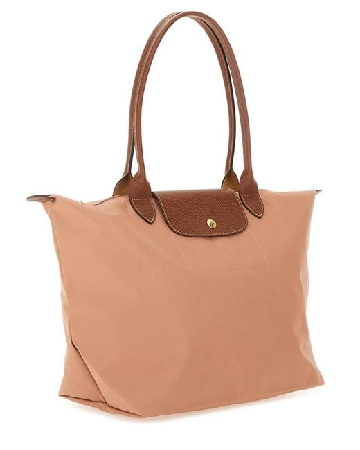 Longchamp White Borsa Le Pliage Large