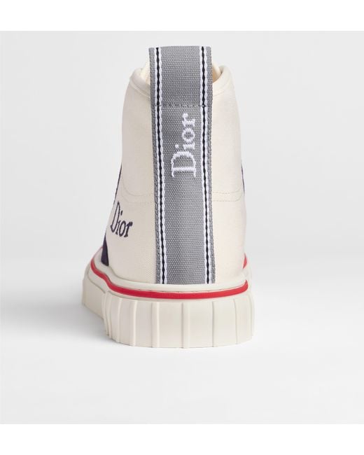 Dior Natural Leather Rubber Sneakers for men