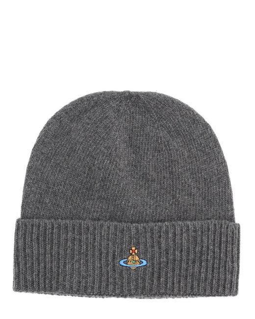Vivienne Westwood Gray Cashmere Beanie