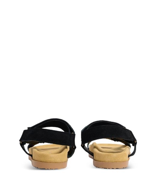 DSquared² Black Calf Polyester Cargo Sandals