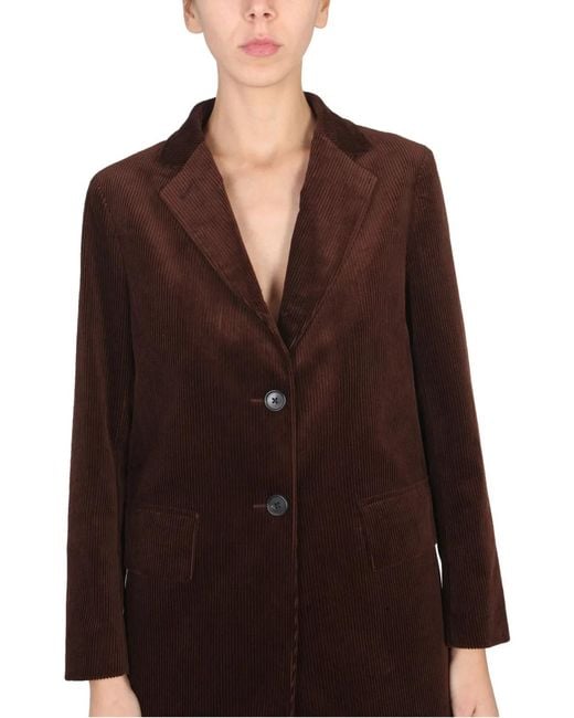 Margaret Howell Brown Singlebreasted Jacket