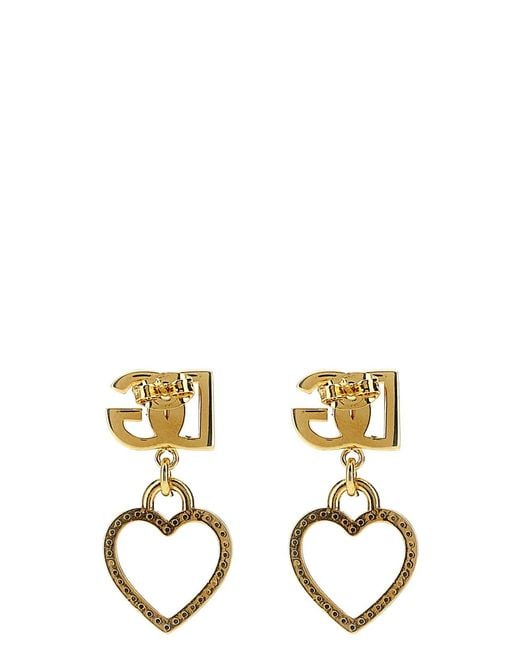 Dolce & Gabbana Metallic Dolce & Gabbana Pendant Earrings