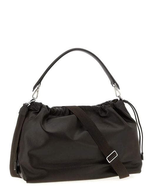 Fendi Black Flux Maxi Messanger' Handbag for men
