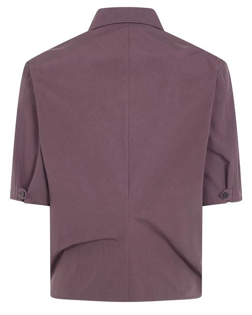 Jil Sander Purple "150" Oversized Shirt