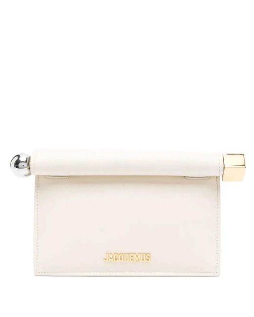 Jacquemus Natural Small Rond Carre Clutch