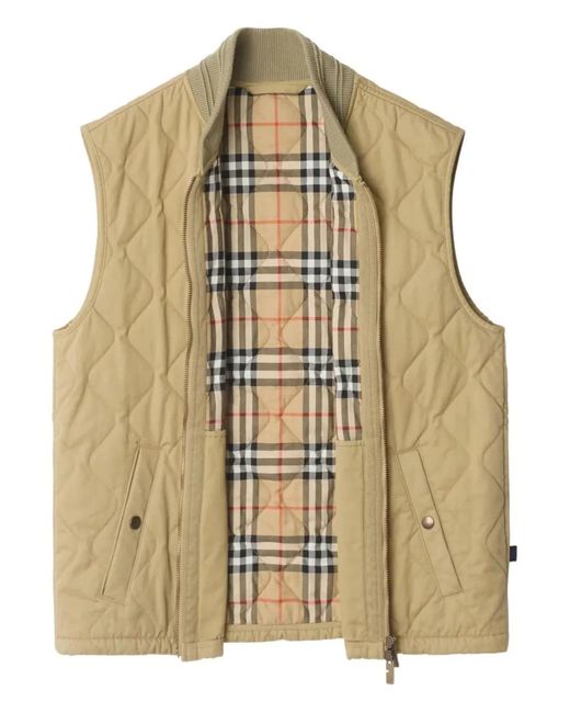 Burberry Natural Lightweight Two-Way Zip Jacket (Size M) for men