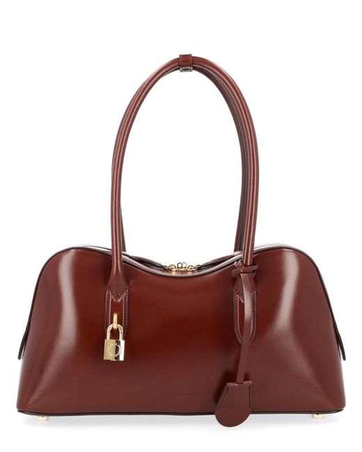 Stella McCartney Red Bordeaux Polyester Shoulder Bag