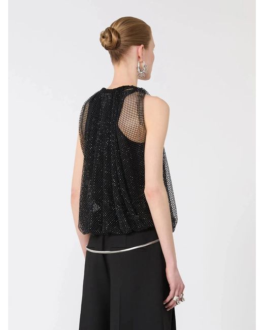 Max Mara Black Spxnodo Top
