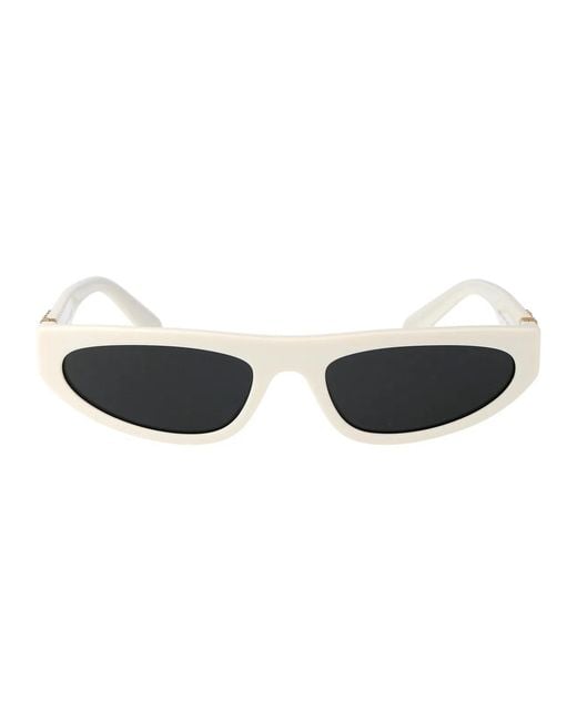 Miu Miu Black Bianco/Avorio Acetate Sunglasses