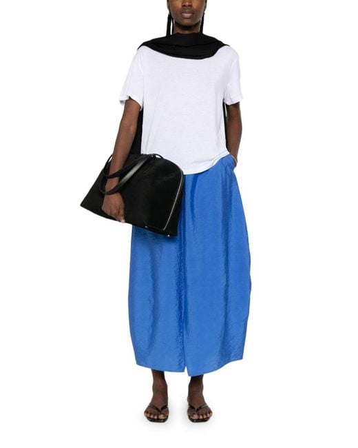 Totême White Cotton Blend T-Shirt
